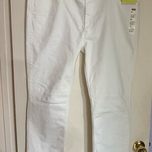 Levi's White Jeans 511 Slim Stretch Waterless